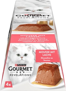 Gourmet Revelations Nassfutter Katze Feine Mousse 4 x 57 g Lachs Produktbild