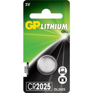 GP Batteri Knappcell CR2025 3V 1 st produkt bild