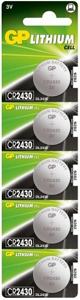 GP Batteri Lithium CR2430, 5 st produkt bild