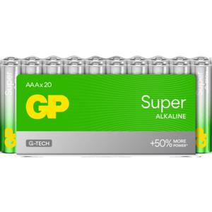 GP Batteri Super AAA/LR03 20-pack G-Tech produkt bild