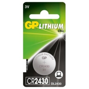 GP Batteries Knappcell Lithium CR2430 1-pack produkt bild