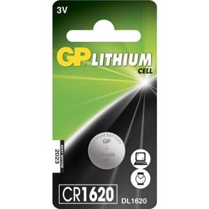 GP Batteri Knappcell CR1620 3V 1 st produkt bild