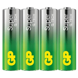 GP Super Alkaline AA-batteri, 4 st produkt bild