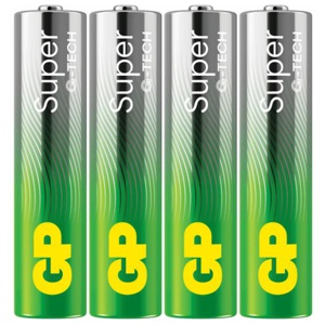 GP Batteri Super AAA/LR03 4-pack G-Tech produkt bild