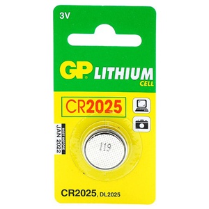 Gp lithium batteri (cr 2025 - 3 v) produktbillede