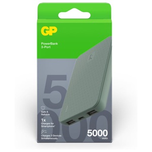 GP Plus Powerbank 5000 mah (Grey) produkt bild