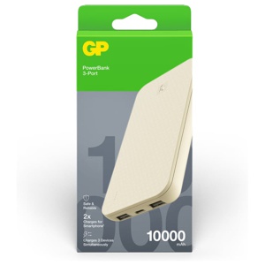 GP Plus Powerbank 10000 mah (Cream) produkt bild