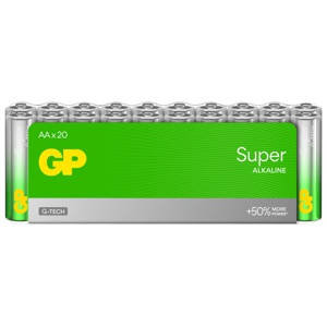 GP Batteries Super Alkaline AA-batteri 15A / LR6 20-pack produkt bild