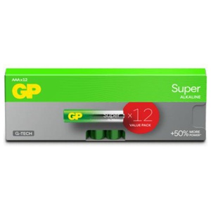 GP Batteri Super AAA/LR03 12-pack G-Tech produkt bild
