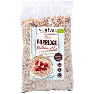 Grød - Jordbær-Chia Øko. 1.500 gram produktbillede