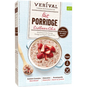 Grød - Jordbær-Chia Øko. - 350 gram produktbillede
