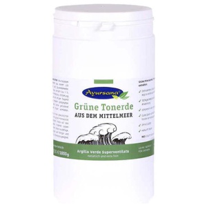 Grüne Tonerde Ayursana Pulver, 1 kg Pulver Produktbild
