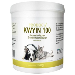Grünlippenmuschel Kwyin 100 Pulver für Hunde / Katzen, 250 g Pulver Produktbild