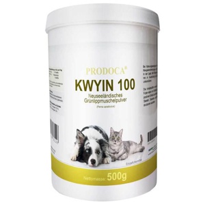 GRÜNLIPPENMUSCHEL KWYIN 100 Pulver f.Hunde/Katzen Produktbild