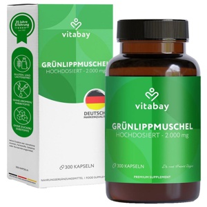 GRÜNLIPPMUSCHEL 2000 mg hochdosiert Kapseln Produktbild