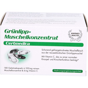 GRÜNLIPPMUSCHEL KONZENTRAT Kapseln Produktbild