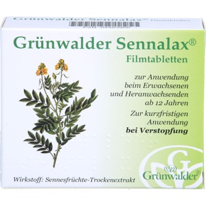 GRÜNWALDER Sennalax Filmtabletten Produktbild