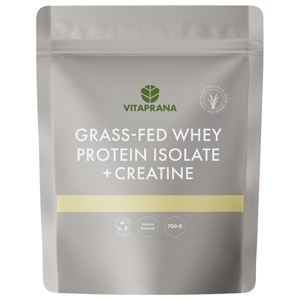 Grass fed Whey Protein Isolate + Creatine Vanilla 700 g produkt bild