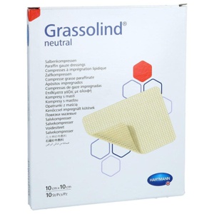 Grassolind Salbenkompressen 10x10 cm steril Produktbild
