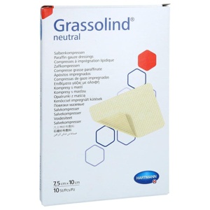 Grassolind Salbenkompressen 7,5x10 cm steril Produktbild