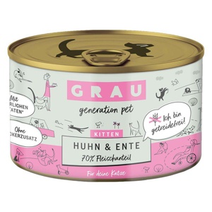 GRAU Kitten Getreidefrei 6 x 200 g Produktbild