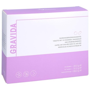 GRAVIDA 60 Tabletten+60 Kapseln 1 Packung Kombipackung Produktbild