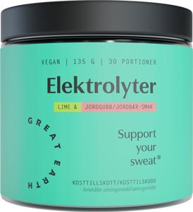 Great Earth Elektrolyter Jordgubb/Lime 135 g produkt bild