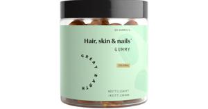 Great Earth Hair, Skin & Nails Gummy 60 gummies produkt bild