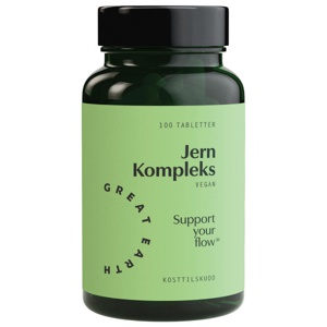 Great Earth Jern Kompleks tabletter, 100 stk. produktbilde