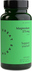 Great Earth Magnesium 375 mg 60 kapslar produkt bild