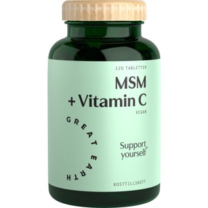 Great Earth MSM + Vitamin C 120 tabletter produktbillede