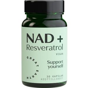 Great Earth NAD+ Resveratrol 30 kapslar produkt bild