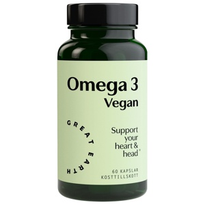 Great Earth Omega 3 Vegan 60 kap produktbilde