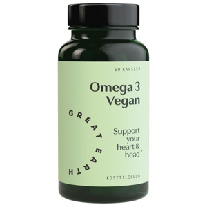 Great Earth Omega 3 Vegan kapsler, 60 stk. produktbilde