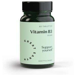Great Earth Vitamin B3 tabletter, 60 stk. produktbilde