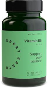 Great Earth Vitamin B6 60 pcs produkt bild