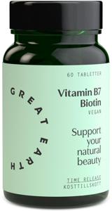 Great Earth Vitamin B7- Biotin 1000 mcg 60 tab produkt bild