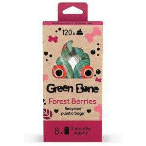 Green Bone Forest Berries Hundbajspåsar produkt bild