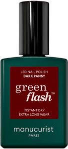 Manucurist Green Flash Gel Polish Dark Pansy produkt bild