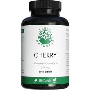 GREEN NATURALS CHERRY 180 St Kapseln Produktbild
