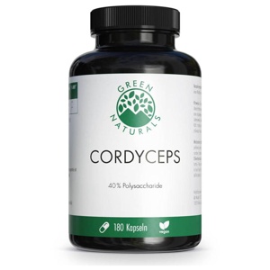 GREEN NATURALS Cordyceps sinensis Kapseln vegan Produktbild