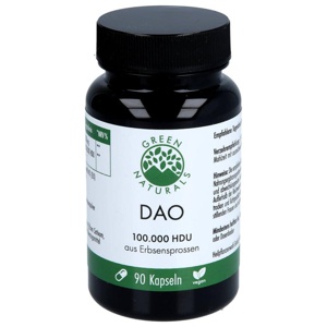 GREEN NATURALS DAO 100 mg 90 St Kapseln Produktbild