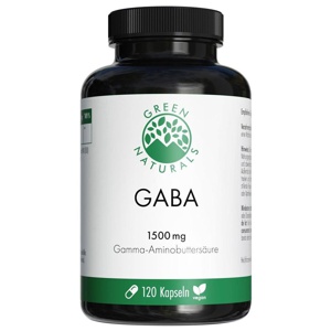 GREEN NATURALS GABA 1500 mg vegan Kapseln Produktbild
