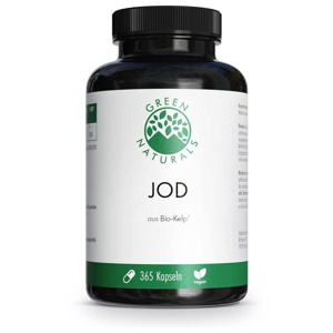 GREEN NATURALS JOD 365 St Kapseln Produktbild