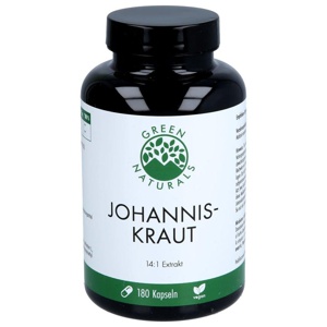 GREEN NATURALS JOHANNISKRAUT 180 St Kapseln Produktbild