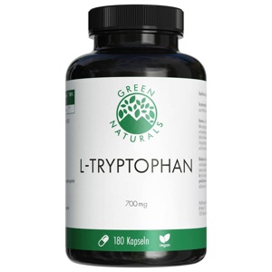 GREEN NATURALS L-TRYPTOPHAN 700 mg 180 St Kapseln Produktbild