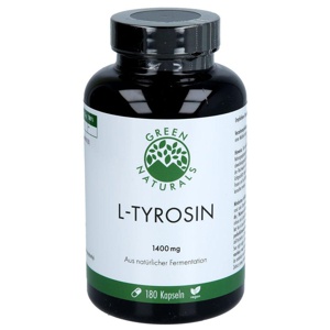 GREEN-NATURALS-L-Tyrosin-1400mg-vegan-hochdos-Kps Produktbild