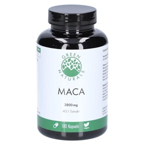 GREEN NATURALS MACA 180 St Kapseln Produktbild
