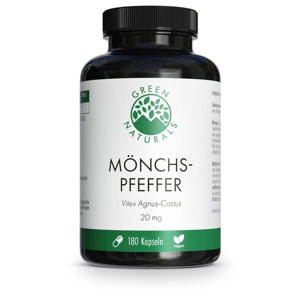 GREEN NATURALS MÖNCHSPFEFFER 20 mg 180 St Kapseln Produktbild