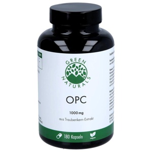 GREEN NATURALS OPC 1000 mg 180 St Kapseln Produktbild